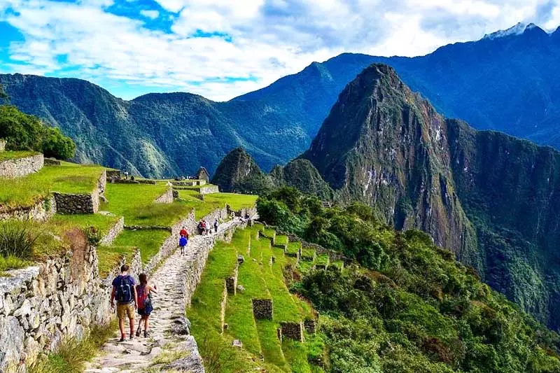Camino Inca hacia Machu Picchu